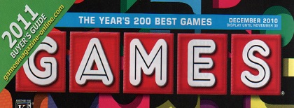 GAMES Magazine Award